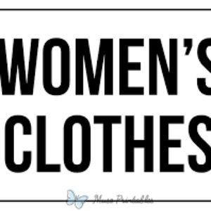 Women’s clothing NOT Available